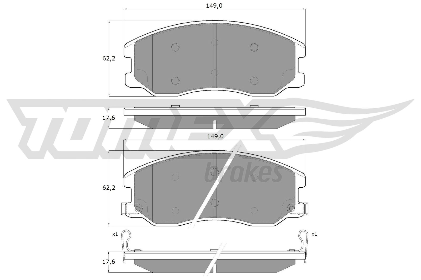 TOMEX Brakes TX 16-42 Sada...